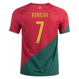 Maillot de Foot Portugal Ronaldo 7 Domicile Coupe du monde 2022